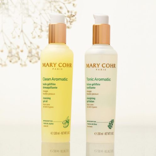 Clean Aromatic y Tonic Aromatic de Mary Cohr - Limpieza suave y purificante para todo tipo de piel.